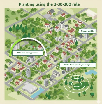 3-30-300: A Simple Rule with Big Implications for Urban Nature and Wellbeing